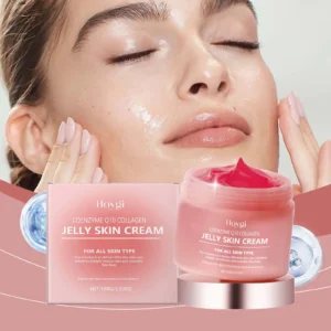 Kollagen-Gelee-Creme, tief feuchtigkeitsspendend, glatte Hautstraffung, verblasst feine Linien, beruhigende, aufhellende, feuchtigkeitsspendende Gesichtsgel-Creme