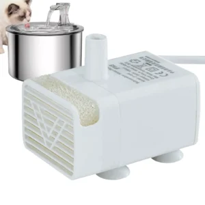 Haustier-Trinkbrunnen-Motor, Tauchpumpe, geräuscharm, USB, Katzen-Trinkbrunnen, leiser Motor, Futterzubehör für Trinkbrunnen, Ersatzpumpe