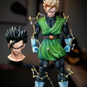 32cm/12.6inch Dragon Ball Z Son Gohan Figure Replace Heads Future Gohan Super Saiyan Pvc Statue Collection Mode Toys Gifts