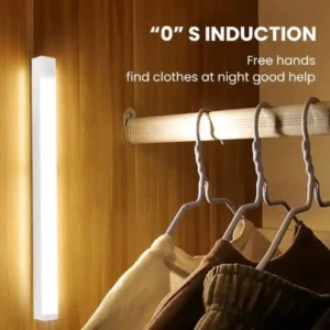Bewegungsmelder-Lampe, Nachtlicht, kabellos, LED, USB, Typ C, wiederaufladbare Lampe für Küchenschrank, Schlafzimmer, Kleiderschrank, Treppenbeleuchtung