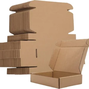 20/10PCS Wellpappe Box Mailer, Braun Karton Versand Box Wellpappe Mailer Versand Box Kraft Papier Verpackung Box