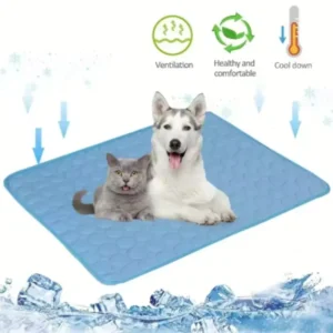 Hundekühlmatte Sommer Haustier-Kühlbett Extra Groß für kleine und große Hunde Haustierzubehör Katze Langlebige Decke Sofa Katzen-Eisdecke