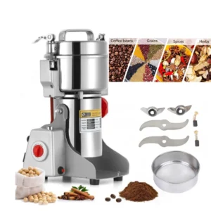 Elektrische Getreidemühle, Kräutermühle, Kaffeekornmaschine, Gewürzmühle, Weizenmischer, große Kapazität, 800 g, 2500 g, Trockenfuttermühle