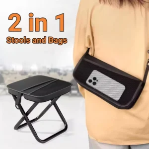 Home Low Stools, Outdoor Folding Stools, Hand in Hand with Bags, Mazha, Tourism, Camping, Fishing, Train Queues, Small Stools