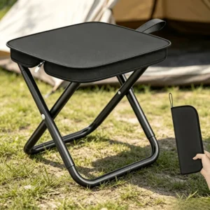 Lightweight Portable Folding Stool, Foldable Seat for Fishing Hiking Travel Indoor Outdoor Camping