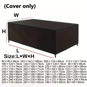 Outdoor Patio Dust Cover Garden Furniture 210D Polyester All Purpose Covers Garden Waterproof Cover