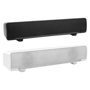 USB-Soundbar mit Kabel, tragbar, einfach zu bedienen, hochwertiger Musik-Player, Bass-Surround-Soundbox, 3,5-mm-Eingang für PC-Handys