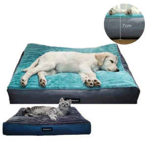 Verdickte weiche Haustierbett, Hundebett, superweiche Katzenbettmatratze, Winter, warme, bequeme Schlafmatte für Katzen, Hunde, Plüsch-Katzenmatte, Haus