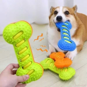 Haustier Hund Kauen Spielzeug Gummi Knochen Spielzeug Biss Beständig Welpen Interaktive Stick Welpen Kauen Spielzeug Quietschende Interaktive Hund Spielzeug