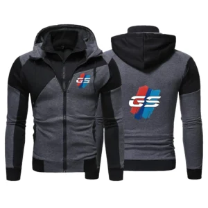 GS Adventure Motorrad 2025, Frühling und Herbst, Herrenmode, langärmelig, schmale Passform, Sportbekleidung, bequeme Kapuzenpullover-Hosenanzüge