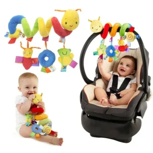 Baby Krippe Hängen Rasseln Spielzeug Auto Sitz Spielzeug Weiche Mobiles Kinderwagen Krippe Kinderbett Spirale Spielzeug Kinderwagen Hängen Puppen für Babys Neugeborenen Geschenk