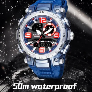Quarzuhr für Männer smael Uhr wasserdichte Stoppuhr LED-Uhren männliche Uhr 1921 Sport uhren Männer relogio masculino digital