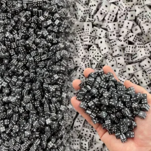 50/120/200/300 Stück Mini Sechsseitige Acryl-Würfel 8mm für Spieleabende, Festivals, Partys, Brettspiele, Unterhaltungszubehör XJM