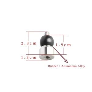 2pcs Archery Bow Sight Stabilizer Recurve Bow Compound Bow Damper Stabilizer Ball Metal Rubber Shock Absorb Sight Head Damping
