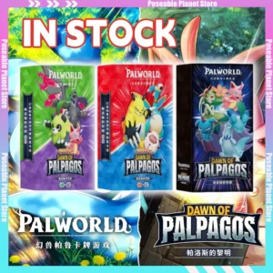 Neue 100% originale Palworld TCG Dawn Of Palpagos Booster Pack Sammelkartenspiel Vol.1 Sammelkarten Anime Pal Karten Geschenk Spielzeug