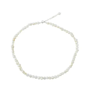 S925 Barocke Perlenkette 4-5-6-7-8-9mm Natürliche Süßwasserperle 925 Sterling Silber Halsband Halskette Für Frauen Schmuck Geschenk