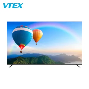 LED 85 Zoll Großformatiger Rahmenloser 4K Smart TV Mehrsprachig WLAN Online-Fernseher für Zuhause und Büro