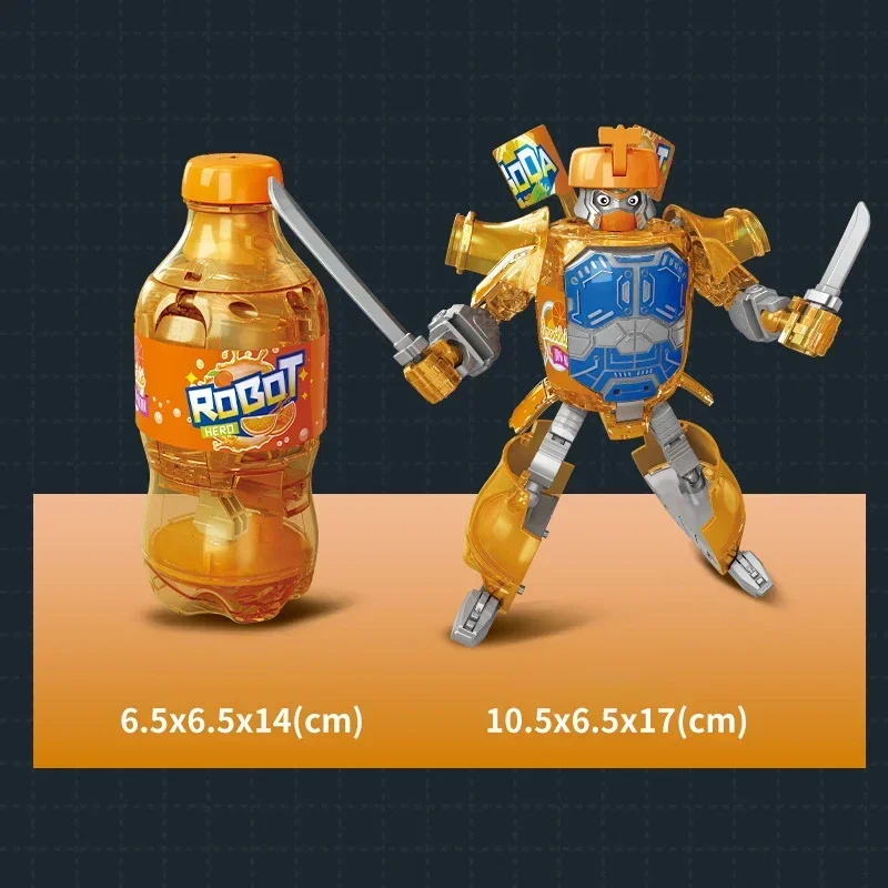 Cartoon Deformation Robot Simulated Bottled Soda Deformed Robot Action Figures Mecha Warrior Creative Model Toy Educational Toy Cartoon Deformation Robot Simulated Bottled Soda Deformed Robot Action Figures Mecha Warrior Creative Model Toy Educational Toy – Bild 7
