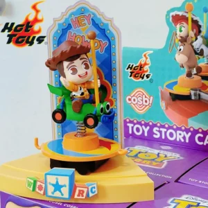 Original Hot Toys Disney Toy Story Karussell Buzz Lightyear Blind Box Komplettset Figur Puppe Desktop-Ornament Überraschungsgeschenk Auf Lager