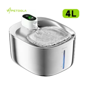 Apetdola 4l drahtlose Katze Wasser brunnen Auto Sensor Trinkbrunnen für Katzen Hund Trinker Haustier Wassersp ender Zubehör