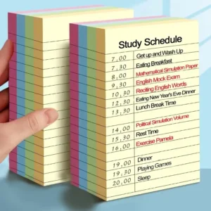 200 Blatt Line Haftnotizen, 4 Farben, tragbarer Notizmarker für Studenten, zum Schreiben von Haftnotizen, selbstklebend, einfach anzuwenden