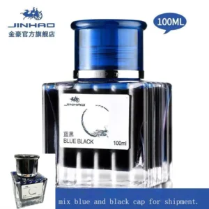 JINHAO 100 ml Füllfederhalter-Tinte, kohlenstofffreie Patrone, Nachfüllung, Glasflaschen, Füllfederhalter, Tinte, Schreibwaren, Büro, Schulbedarf