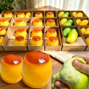 ASMR Crunchy Soap Ball Mulit Simulation Fruit  Squishy Toy Sensory Toy Anti-Anxiety Stress Anxiety Relief Hand Decompression Toy