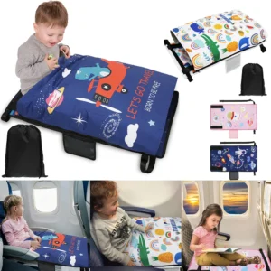 Kleinkind Reise Flugzeug Bett mit Quilt Tragbare Kinder Pedale Betten Atmungsaktive Flugzeug Hängematte Sitz Extender Extra Bein Zimmer