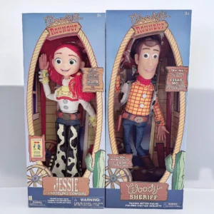 Disney Hot Movie Pixar Toy Story 5 40 cm große Woody-Actionfiguren mit englischem Sound, Charakterpuppe, Stoff-Cowboy, Geburtstagsgeschenk, Weihnachtsgeschenk