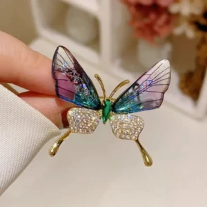 Mode Libelle/Schmetterling Geformt Broschen Strass Legierung Abzeichen Pin Imitation Perle Anzug Kragen Pins Kleidung Zubehör