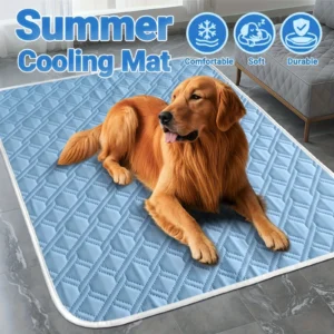 Neue Hund Kühlmatte Sommer Waschbar Tragbare Haustier Kühlung Pad für Hunde Katze Eis Seide Decke Sofa Atmungsaktive Schlafmatte