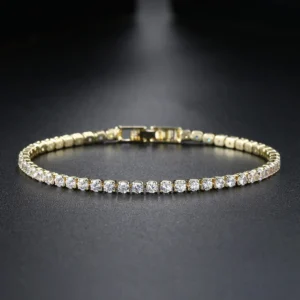 Mode Multicolor Tennis Armband für Frauen 2,5mm Zirkonia Charme Designer Tennis Kette Männer Armband Hochzeit Schmuck KC128