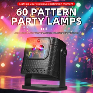USB-betriebene Laser-Stroboskop-Partylichter, DJ-Disco-Projektoren, tragbare Familien-Camping-Dekorationen, Lichtshow für Veranstaltungen