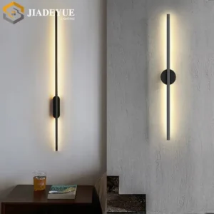 Moderne LED Lange Wandleuchte Nordisch Minimalistisch Wohnzimmer Sofa TV Schlafzimmer Nachttischlampe Innen-Wandleuchte