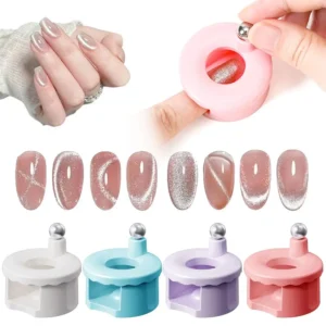 Cat's Eye Magnet Tool 360° Rotatings Strong Magnets Cat Eye Automatic Adsorption Nail Art Beginner DIY Tool