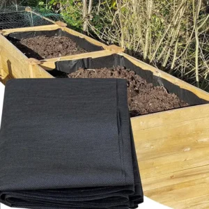 Landschaftsbau-Stoff, atmungsaktiv, recycelbar, wasserdicht, für den Garten, Bett, Bodenabdeckung, Gartentopf, Pflanzgefäß, Zubehör, Korbfutter