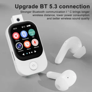 MP3-Player Bluetooth 5.4 Walkman HiFi Sound MP3-Musik-Player Kamera Sport Walkman mit FM-Radio-Recorder Foto machen