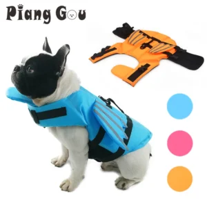 Dog Vest Summer Pet Life Jacket Swimwear Pet Clothes Swim Suit With Reflective Wing