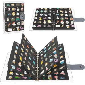 Filz Pin Brosche Display Lagerung Buch DIY Abzeichen Charms Organizer Broschüre Metall Abzeichen Brust Souvenir Album Pin Abzeichen Sammlung