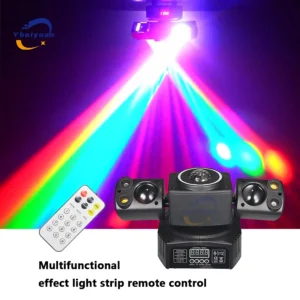 RGBW 60W Party Effekt Strahl Rot Und Grün Laser Strobe Mit Blende Fernbedienung DMX512 DJ Disco Bar KTV Weihnachten bühne Licht
