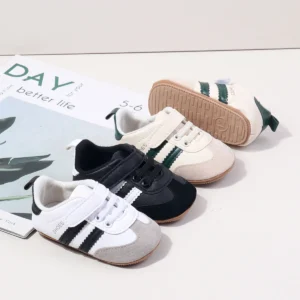 2025 Hot Selling Spring And Autumn Baby Unisex First Walking Indoor Outdoor Toddler Shoes For 0-18M High Quality PU Leather