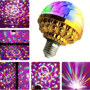 Glühbirne e27 Bühnen licht RGB kleine Magie LED rotierende Licht Projektor Lampe für Disco Ktv Party Bar Hochzeit Weihnachten Urlaub Lichter