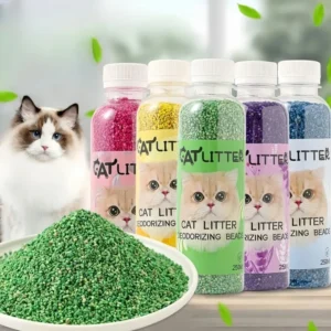 Katzenstreu-Deodorant-Perlen, Toilettengranulat, Lang anhaltende Frische, Luftreinigung, Geruchsentferner, Haustier-Reinigungsprodukte