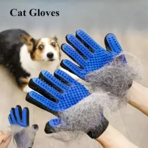Tierhaar-Handschuhkamm für Hunde und Katzen – Fellpflege- und Reinigungshandschuh, Enthaarungsbürste, Massagebürste, Tierbedarf, Katzenzubehör