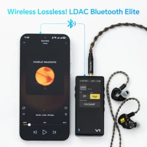 TempoTec Variations V1, IM05, IM01 Earphones, HiFI Music Player, USB DAC, DAP, Headphone Amplifier, 4.4mm & 3.5mm Ports, PEQ,