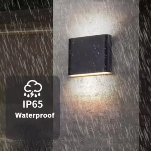 Moderne IP65 Wasserdichte 6W/12W LED-Wandleuchten für Innen/Außen, Balkon-Dekoration, Auf-Ab-Doppelkopf-Aluminium-Wandlampe, Wandhalterung
