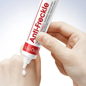 SADOER Anti-Sommersprossen-Creme Gesichtsaufhellungscreme Fleckenentferner Anti-Aging Feuchtigkeitsspendende Sommersprossen-Entfernungs-Gesichtscreme Hautpflege