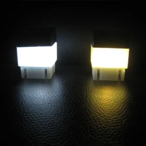 Quadratische Solar-LED-Lampe für den Außenbereich, wasserdicht, weißes/warmes Licht, LED-Solarlicht, Zaunpfosten, Pool, Gartenlampe, Gartendekoration