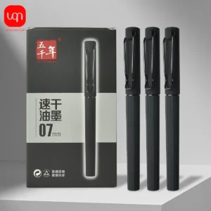 WQN Schwarze Gelstifte Set – 2, 5 oder 10 Stück, Flüssiges Schreibgefühl für Schule, Büro und Alltag