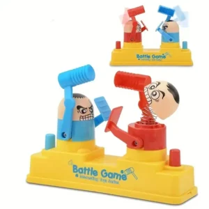 Interactive Family Game Kids Hammer Battle Toy Board Games Sparring Robot Toy Battle Robot Game Table Game Gift for Children